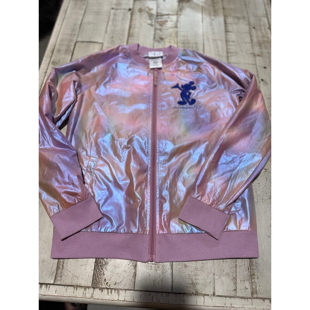 Walt‎ Disney World 50th Anniversary Iridescent Mickey Bomber Jacket-Kid